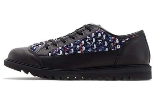 Onitsuka Tiger Blucher Lo Abrasion Resistant Low top Casual Shoes Unisex Black Blue