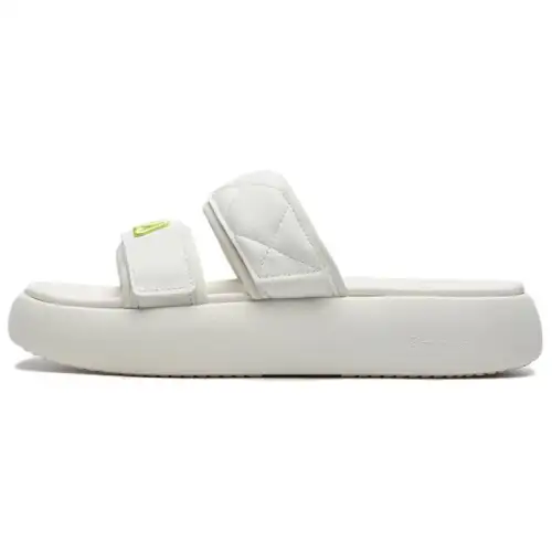 FILA DONUT Abrasion Resistant Slide Slippers Women's Milk White