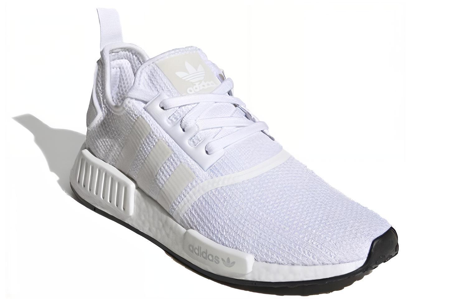 Кроссовки adidas Originals NMD_R1 (белый) — фото 3