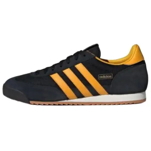 Adidas Originals R71 Mesh, Leather Low top Casual Shoes Unisex Black Yellow