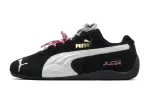 PUMA Speedcat Slip Resistant Abrasion Resistant Low top Casual Shoes Unisex Black White Pink