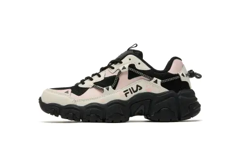 FILA Cat Claw MIXR'FM Mixr Shoes Fabric Waterproof Balance Low top Casual Shoes Unisex Black Pink