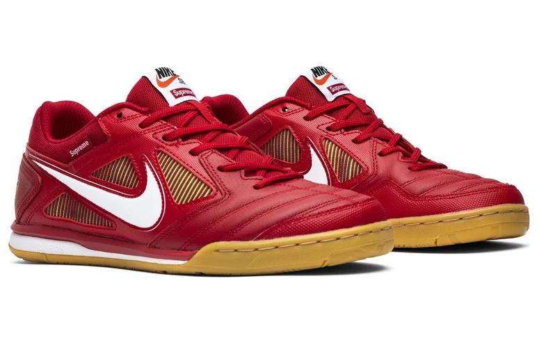 Кроссовки Nike x Supreme IC/IN (красные) — фото 3