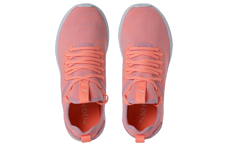 Женские кроссовки PUMA IGNITE Flash Evoknit (розово-бело-оранжевые) — Розовый / белый / оранжевый — фото 3