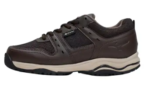 Mizuno Cushioning, Wear Resistant Low top Casual Shoes Unisex Brown
