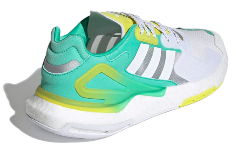 Кроссовки adidas originals Day Jogger (бело-зеленые) — Белый / зелёный — фото 4
