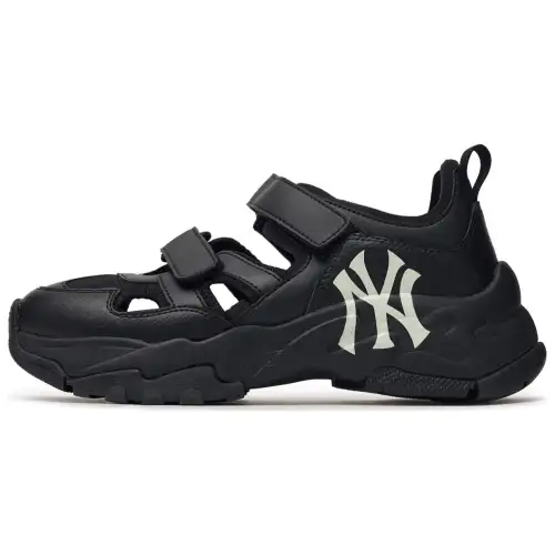 MLB New York Yankees Abrasion Resistant Low top Casual Shoes Unisex Black