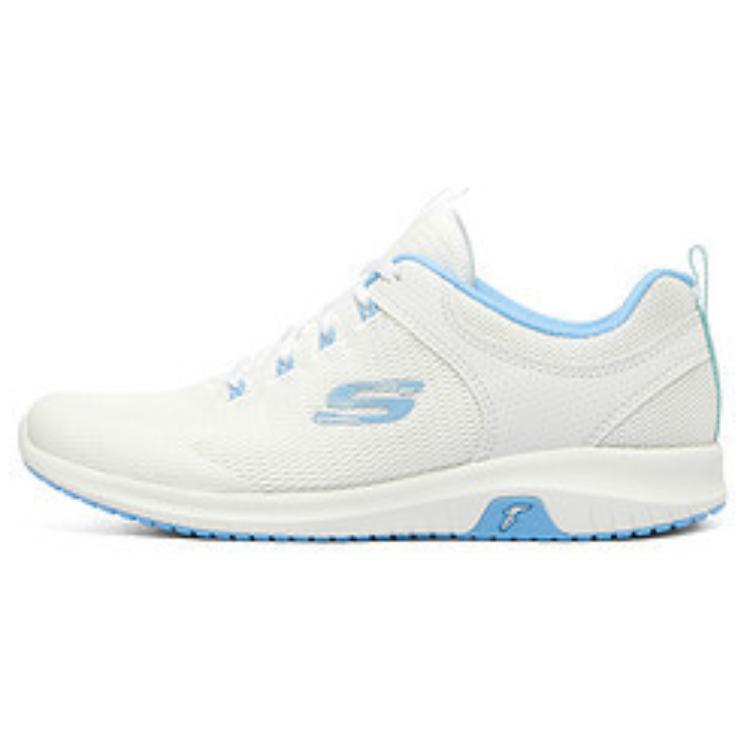 Skechers Ultra Flex 1.0 Low top Casual Shoes Women's White Blue