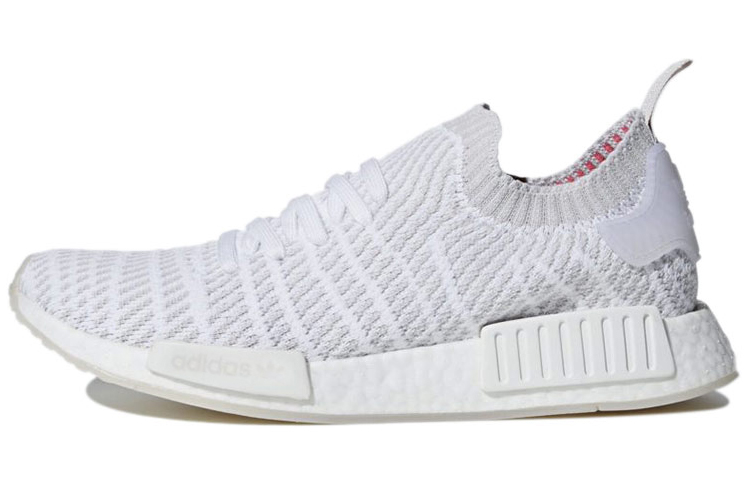 Кроссовки adidas Originals NMD_R1 STLT (бело-серо-розовый)