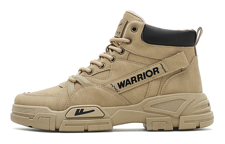 Warrior, Martens, trend high quality demi-season universal insulated casual footwear, comfortable wear-resistant high boots with shoelaces for men and women, height increasing