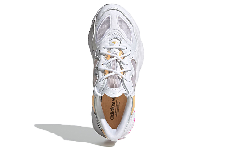 Женские кроссовки adidas Ozweego Lite (бело-красно-черные) — фото 5