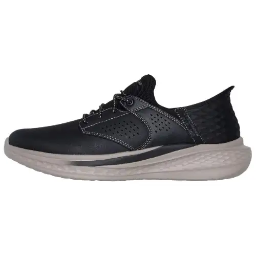 Skechers Relaxed Fit Comfortable Abrasion Resistant Low top Casual Shoes Men's Black