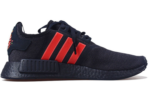 Кроссовки adidas originals NMD_R1 CNY (черные) — Чёрный — фото 2