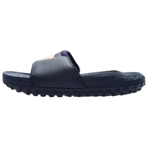 Under Armour Project Rock 3 Abrasion Resistant Abrasion Resistant Slide Slippers Unisex Blue Orange