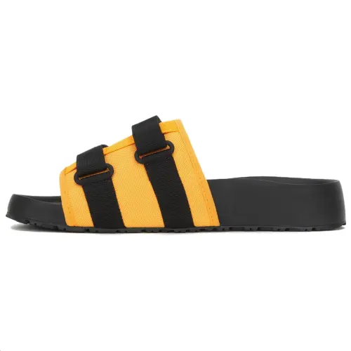 THE NORTH FACE Comfortable And Breathable Slip Resistant Slide Slippers Unisex Yellow Korean Style