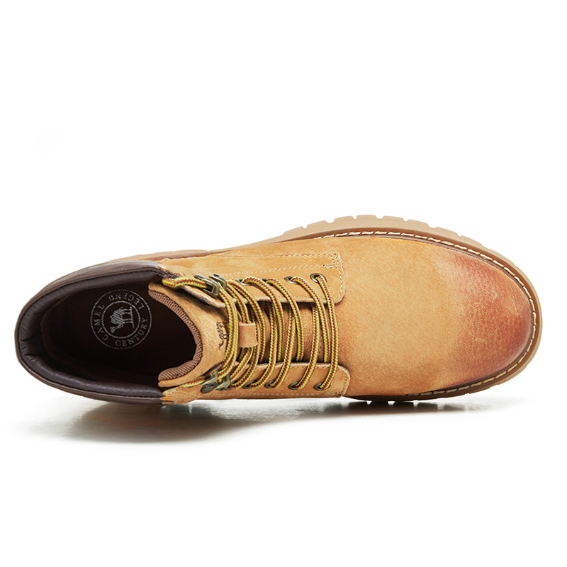 CAMEL King's Armor Collection Combat Boots 4cm Men's