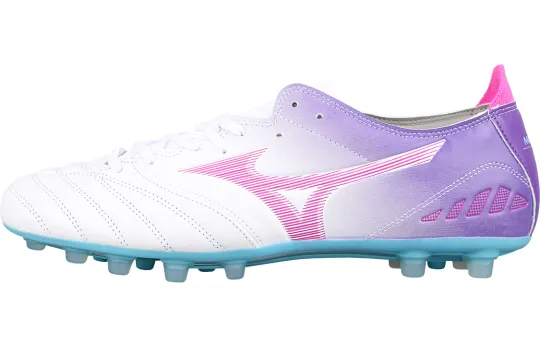 Mizuno AG Artificial Ground Cushioning Soccer Shoes Men's White Purple
