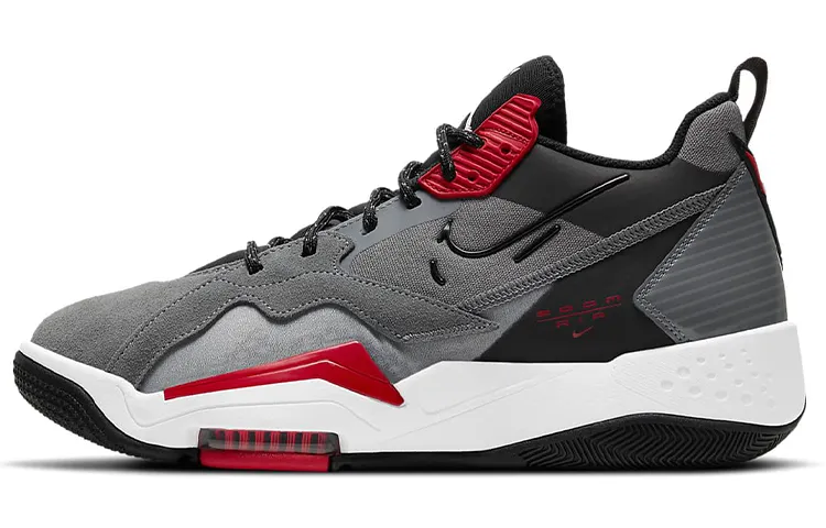 Air Jordan Zoom '92 'Smoke Grey Black Gym Red'