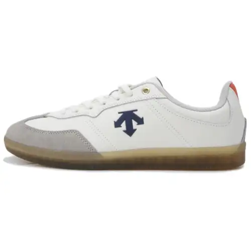 DESCENTE Abrasion Resistant Slip Resistant Abrasion Resistant Slip Resistant Low top Casual Shoes Unisex White