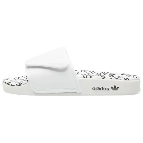 Adidas X Hyke Adilette Slipper 'White Black'