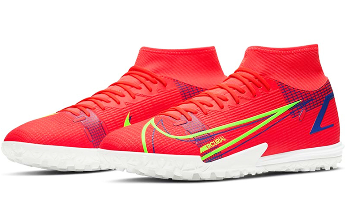 Мужские футбольные бутсы Nike Mercurial Superfly 8 14 Academy TF (красный) — фото 3