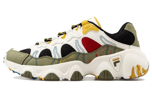 FILA FUSION Jagger Mesh, Textile, Synthetic Leather Cushioning Abrasion Resistant Cushioning, Wear Resistant Low top