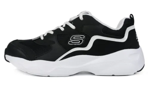 Skechers D'lites Airy Sports Shoe Black White