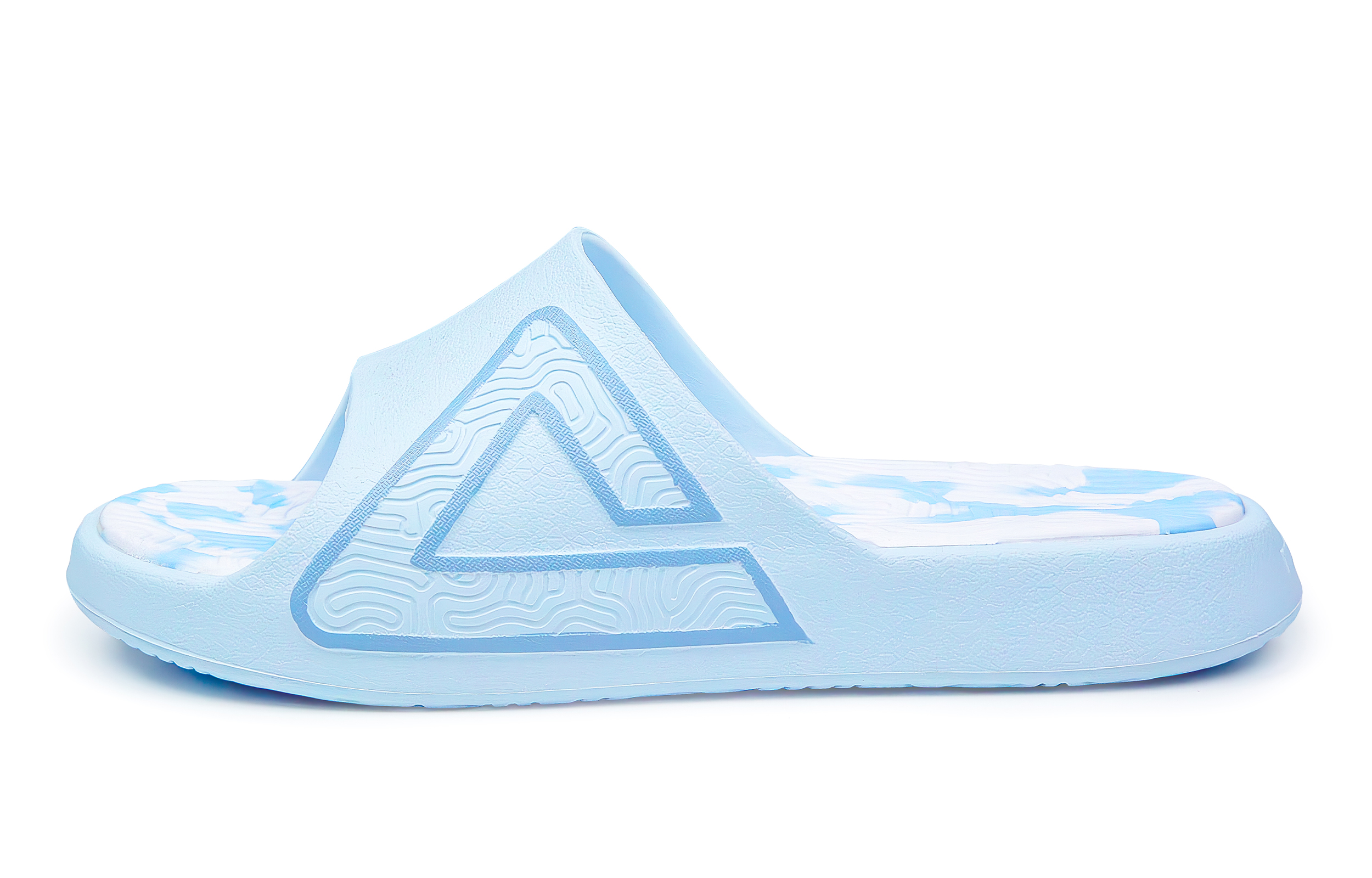 Peak Status 1.0 Sky City Comfortable, Fashionable, Casual and versatile EVA Rubber Sole Silent, Anti-Slip Anti-Gram Flip Flops, Men and Women's Same Model Sky Blue