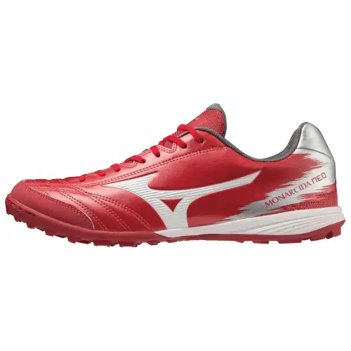 Mizuno Monarcida TF Turf Artificial Turf, Firm Ground Abrasion Resistant Soccer Shoes Men's Red