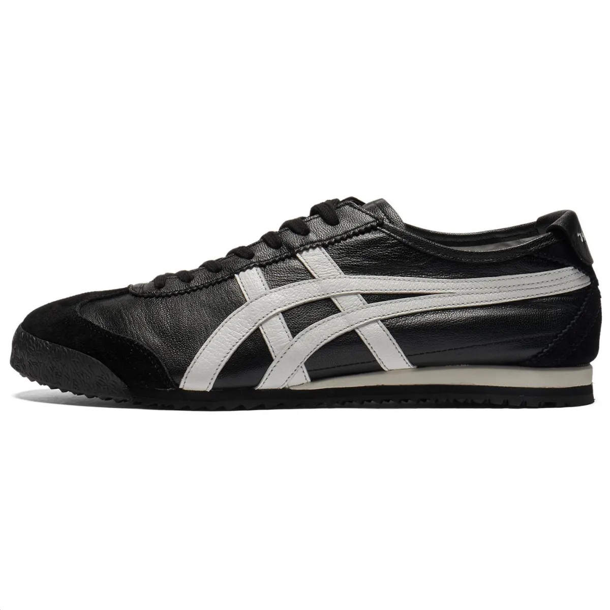 Onitsuka Tiger MEXICO 66 Slip Resistant Abrasion Resistant Low top Casual Shoes Unisex Black White