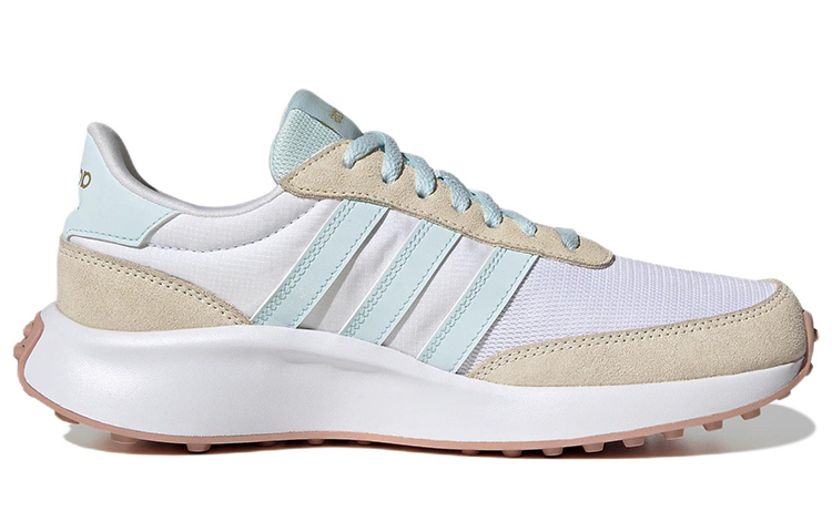 Женские кроссовки adidas neo Run 70S (бело-синие) — Белый / синий / светло-бежевый — фото 2