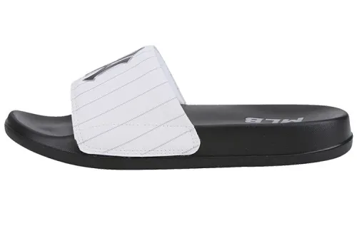 MLB Slipper Slide Slippers Unisex White