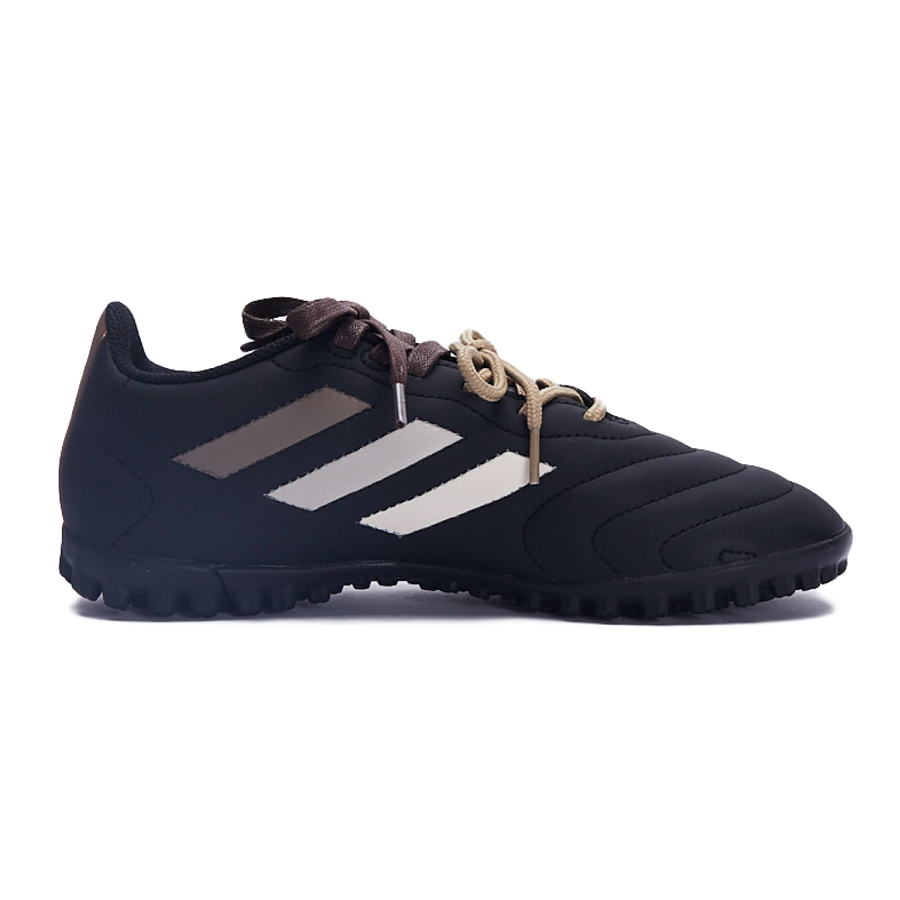 Adidas GOLETTO 8 TF Turf Abrasion Resistant Abrasion Resistant Soccer Shoes Unisex Black Brown