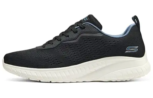Skechers BOBS SQUAD CHAOS Mesh Low top Casual Shoes Men's Black
