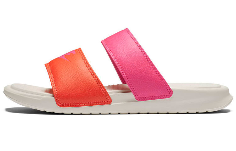 Nike Benassi Duo Ultra Slide 'Pink Orange White' Women's