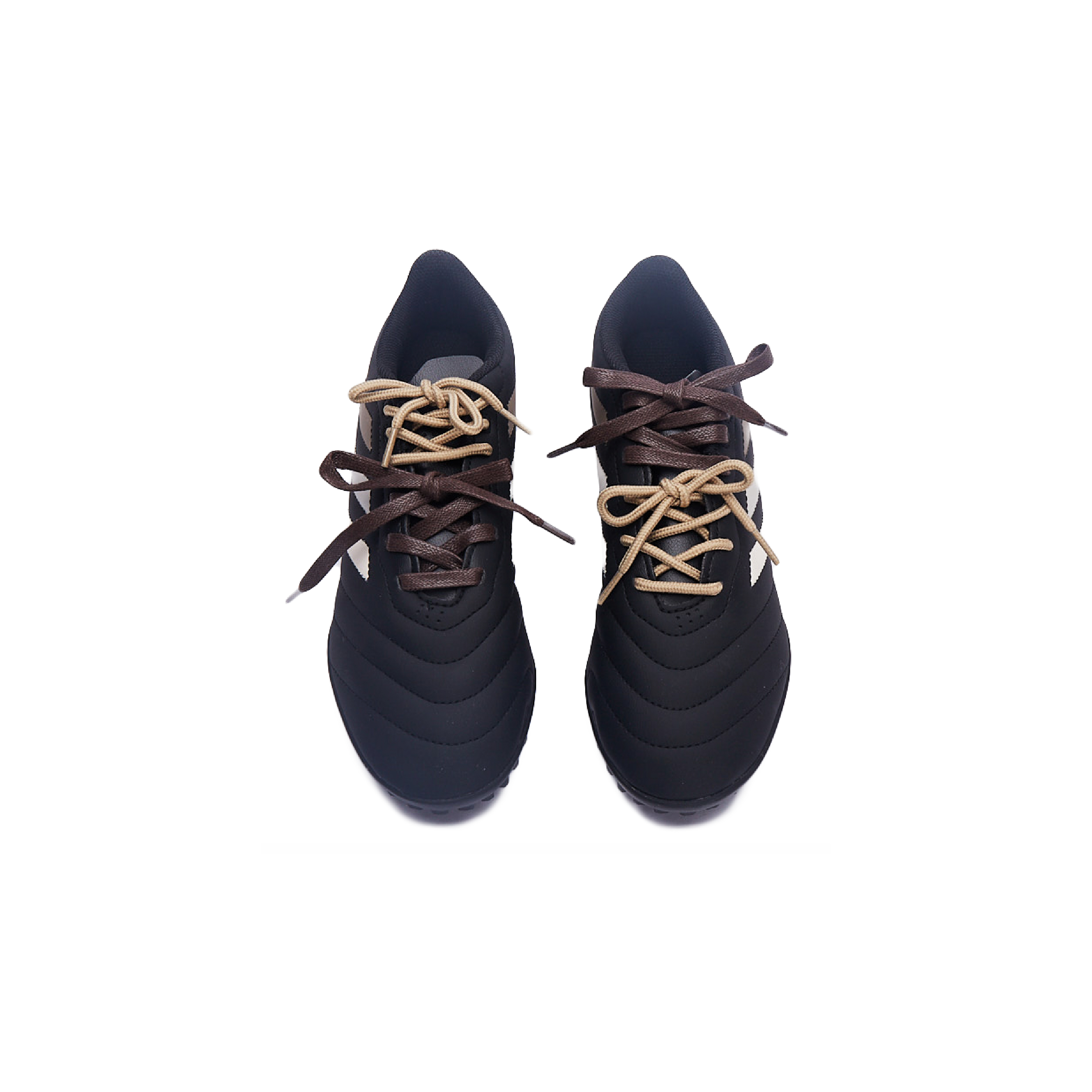 Adidas GOLETTO 8 TF Turf Abrasion Resistant Abrasion Resistant Soccer Shoes Unisex Black Brown