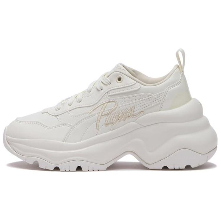 PUMA Cilia Wedge Cushioning, Wear Resistant Low top Casual Shoes Women's Ecru