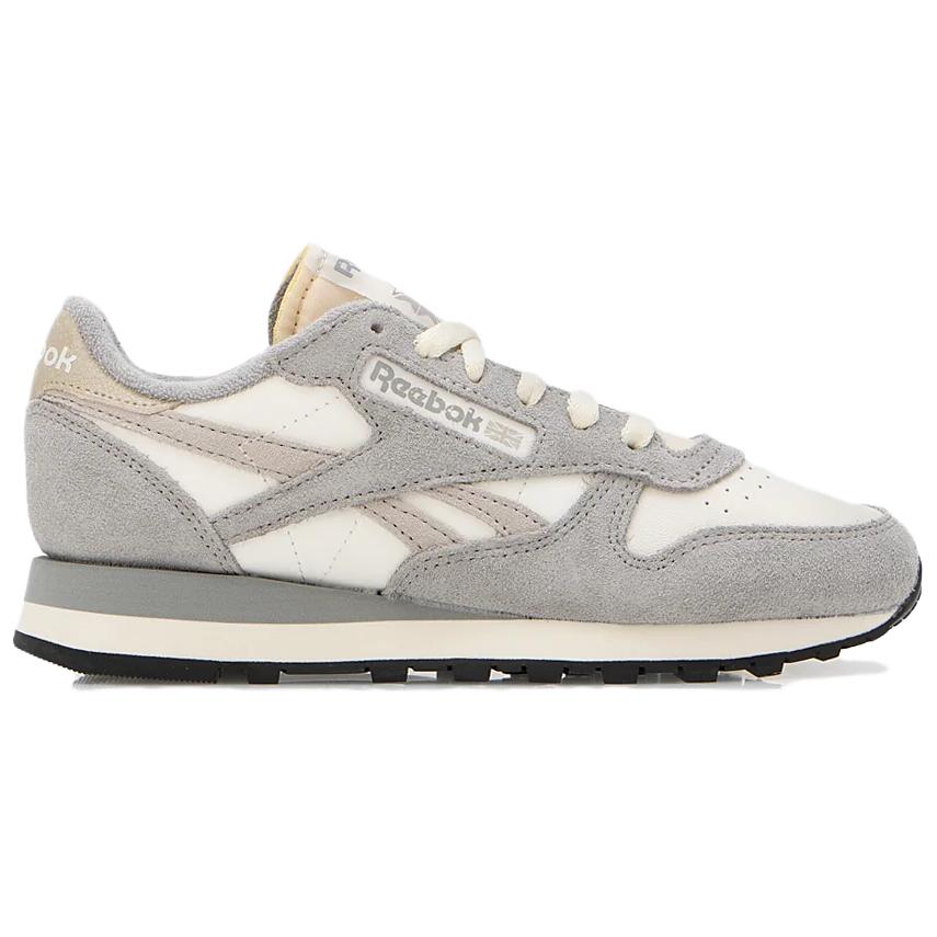 Кеды Reebok Classic Leather (серо-белый) — фото 2