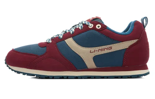 Li Ning Casual Shoes Men's Low Top Blue/Red