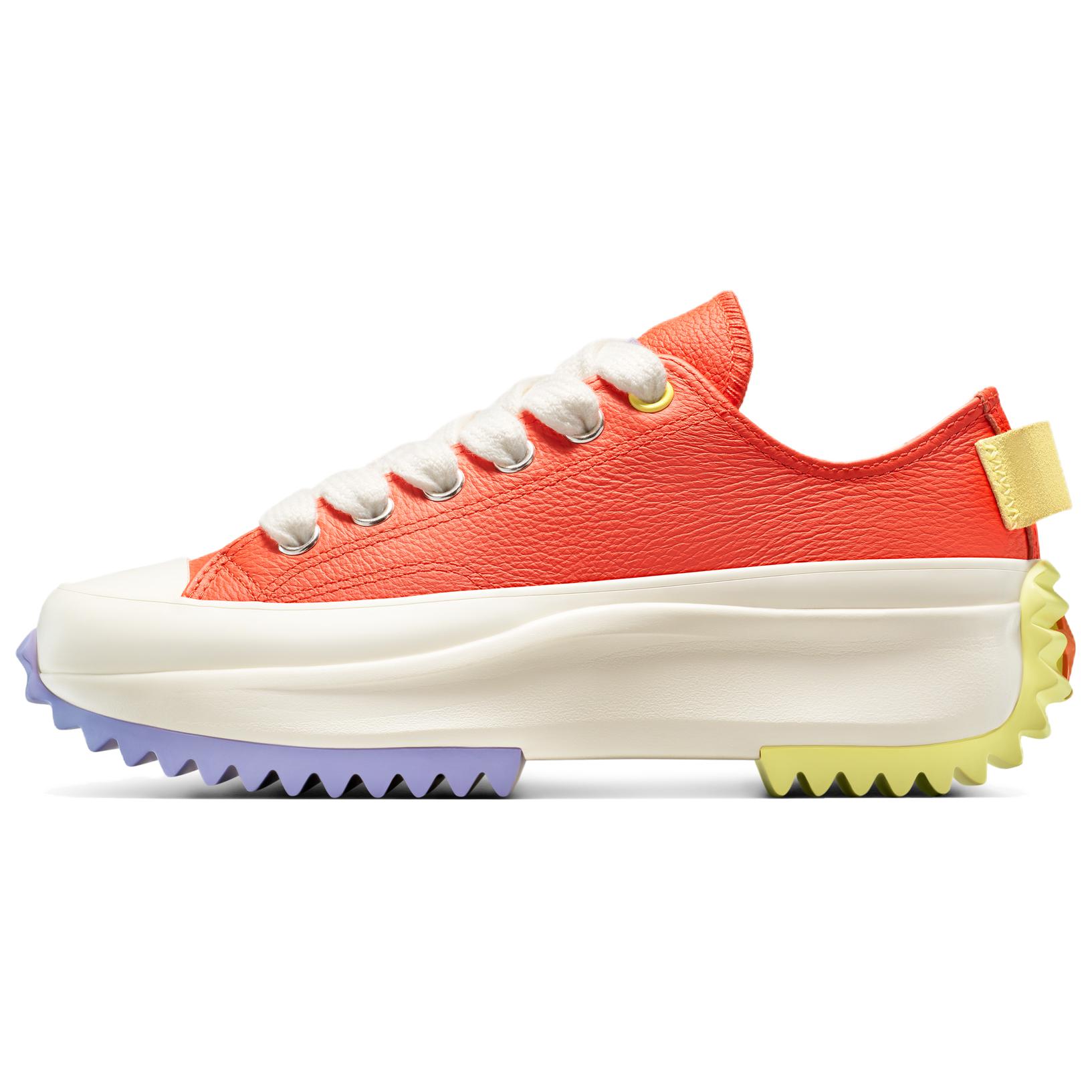 Run Star Wmns Converse Hike Platform Low 'Color Pop - Vermillion Red' Women's