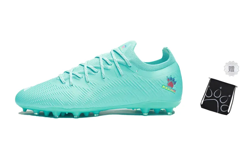 KELME Gale 2.5 Comfortable MG Multi Ground Cushioning Abrasion Resistant Breathable Soccer Shoes Unisex Bright Blue