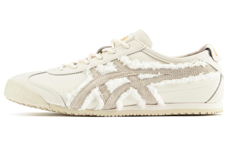 Женские кеды Onitsuka Tiger MEXICO 66 (бело-серые)