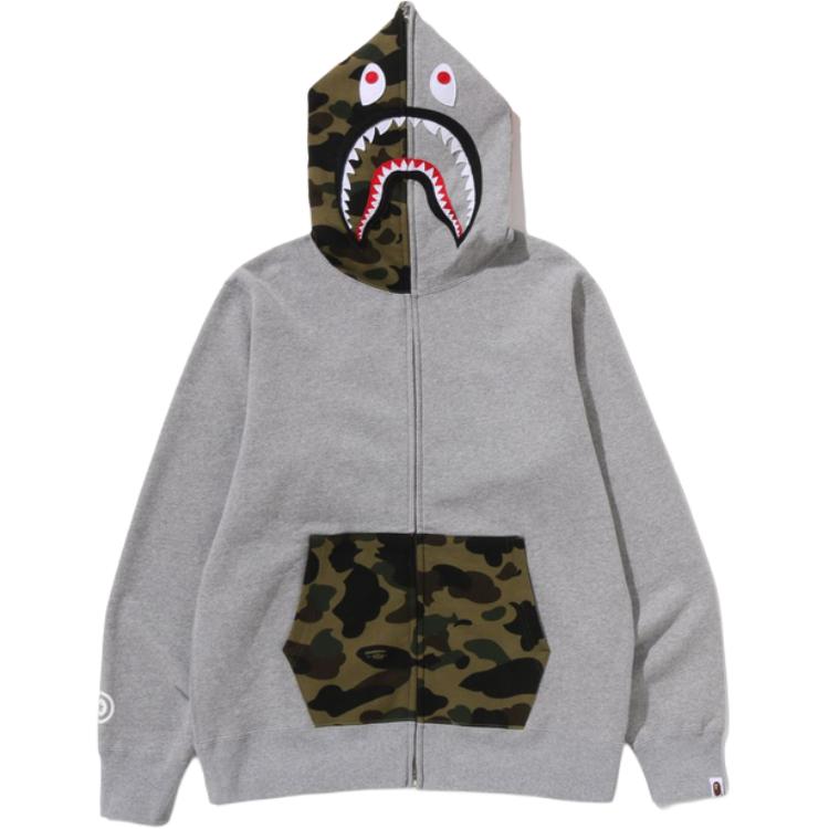 Мужское худи A BATHING APE FW25 (черно-камуфляжное)
