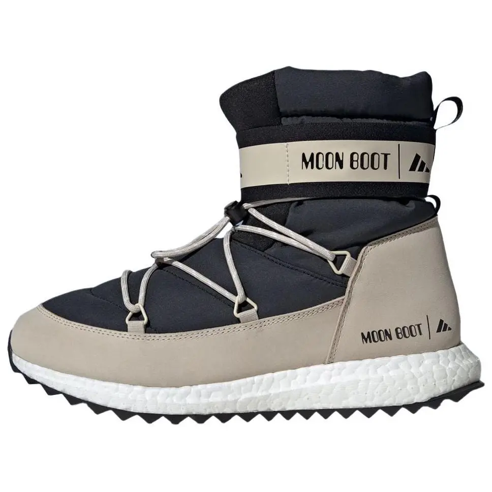 MoonBoost Moon Boot x MoonBoost Adidas High 'Black Clear Brown'