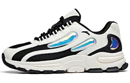 ANTA Casual Shoes Women's Low Top Black White Blue