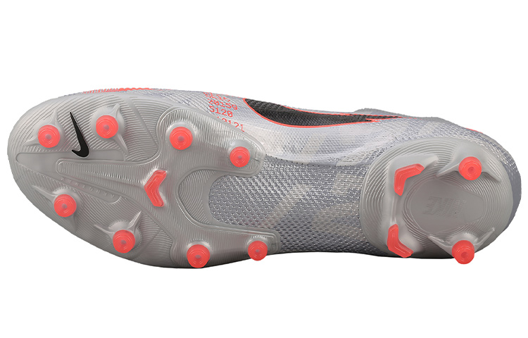 Мужские бутсы Nike Mercurial Superfly 7 13 Pro AG (серо-оранжевый) — фото 5