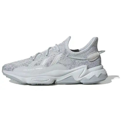 Adidas Originals Ozweego Slip Resistant Abrasion Resistant Low top Casual Shoes Women's Gray Blue