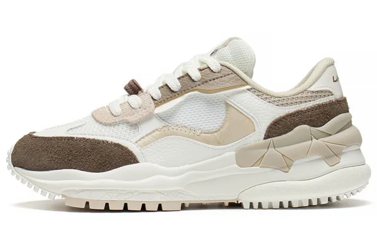 Li Ning Origin Casual Shoes Women's Low Top Ecru/Reindeer Brown
