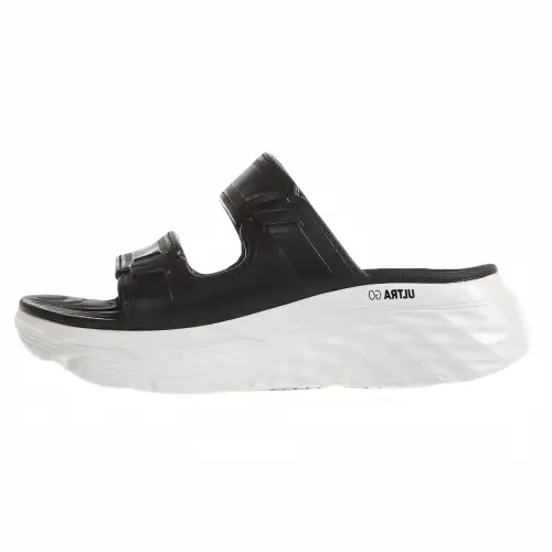 Skechers Max Cushioning Slide Slippers Women's Black
