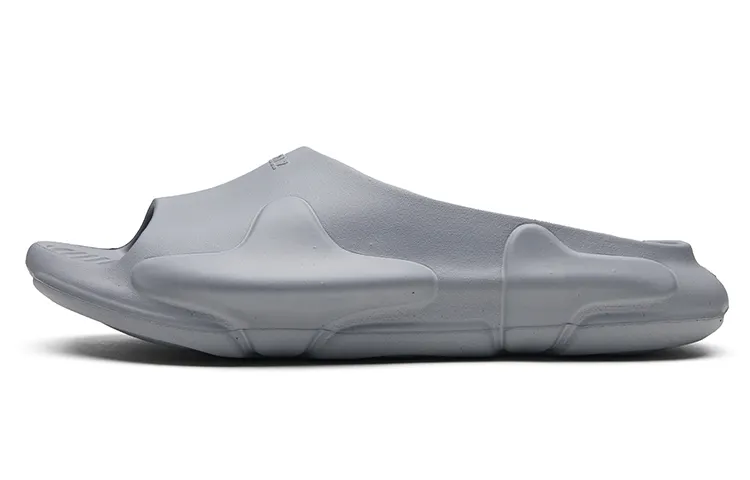 EQLZ EQUALIZER Oasis Quiet Abrasion Resistant Slide Slippers Unisex Phantom Gray
